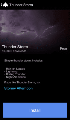 Скриншот приложения Ambio - Звуки сна - №4