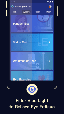 Скриншот приложения Blue Light Filter - night mode - №1