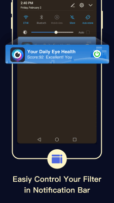 Скриншот приложения Blue Light Filter - night mode - №5