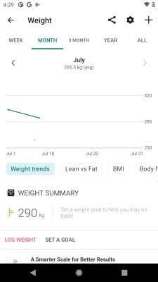 Скриншот приложения Fitbit - №6