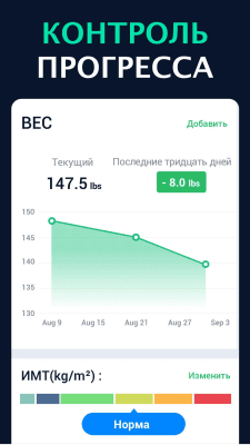 Скриншот приложения Худеем за 30 дней & Тренировки - №5