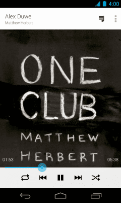 Скриншот приложения Runtastic Music - №3