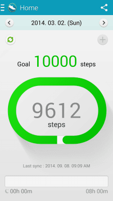 Скриншот приложения Samsung Activity Tracker - №1