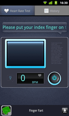 Скриншот приложения Heart Rate Tester - №1