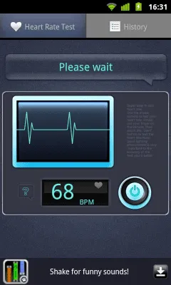 Скриншот приложения Heart Rate Tester - №2