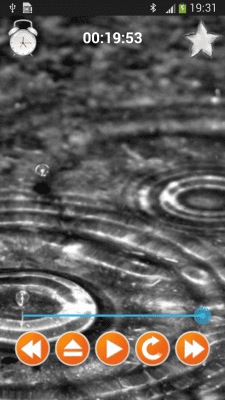 Скриншот приложения Звуки дождя - №4