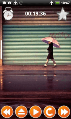 Скриншот приложения Звуки дождя - №5