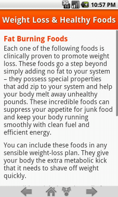Скриншот приложения Weight Loss & Healthy Foods - №2