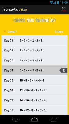 Скриншот приложения Runtastic Sit-Ups Пресс - №6