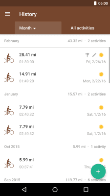 Скриншот приложения Runtastic Mountain Bike - №4