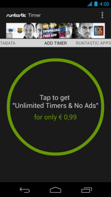 Скриншот приложения Runtastic Timer - №3