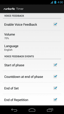 Скриншот приложения Runtastic Timer - №4