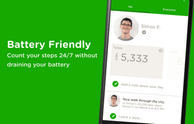 Скриншот приложения Noom Шагомер - №3