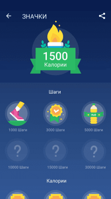 Скриншот приложения Шагомер - Cчётчик шагов & cчётчик калорий - №4