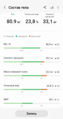 Скриншот приложения Samsung Health - №4