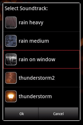 Скриншот приложения Rain Sounds for Sleep - №2
