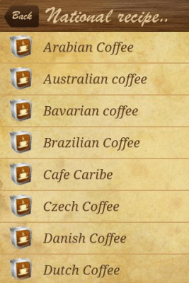 Скриншот приложения Coffee Recipes - №2