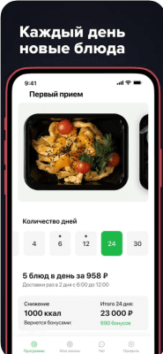 Скриншот приложения Level Kitchen: рационы питания - №3