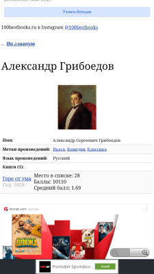 Скриншот приложения Лучшие книги всех времен - №4