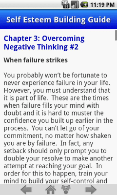Скриншот приложения Self Esteem Building Guide - №3