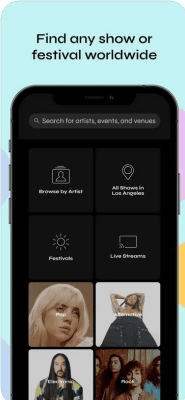 Скриншот приложения Bandsintown Concerts - №3