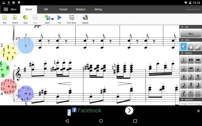 Скриншот приложения Crescendo Music Notation Free - №2