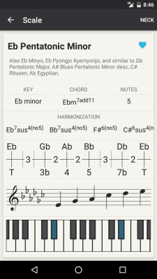 Скриншот приложения Chord! Free (Guitar Chords) - №2