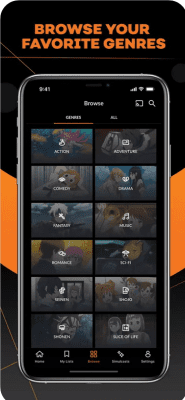 Скриншот приложения Crunchyroll - №4