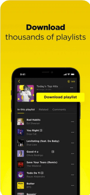 Скриншот приложения TREBEL Music - №5