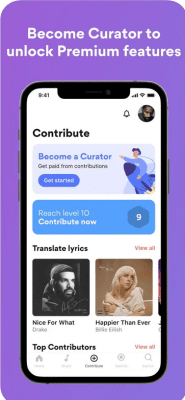 Скриншот приложения MusiXmatch Музыка и слова - №5
