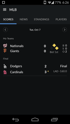 Скриншот приложения Sportacular - №4