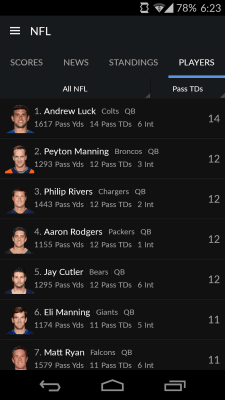 Скриншот приложения Sportacular - №6