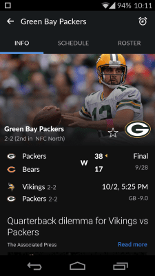 Скриншот приложения Sportacular - №7