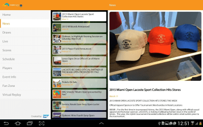 Скриншот приложения Miami Open - №6
