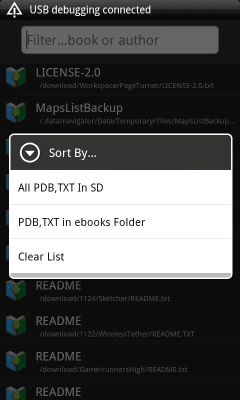 Скриншот приложения PDB Book Reader - №2