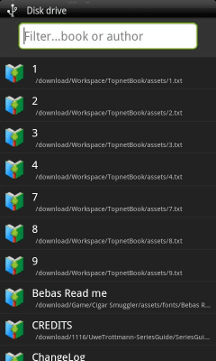 Скриншот приложения PDB Book Reader - №3