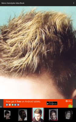 Скриншот приложения Мужские прически Idea Book - №3