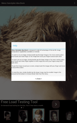 Скриншот приложения Мужские прически Idea Book - №4