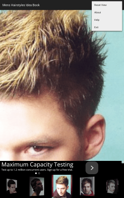 Скриншот приложения Мужские прически Idea Book - №5