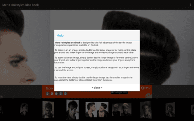 Скриншот приложения Мужские прически Idea Book - №8