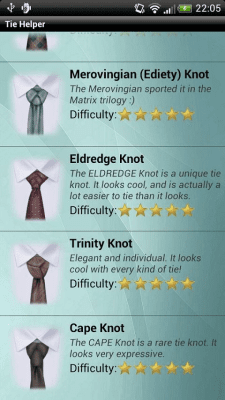 Скриншот приложения Завязать галстук Platinum - №4