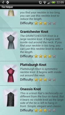 Скриншот приложения Завязать галстук Platinum - №5