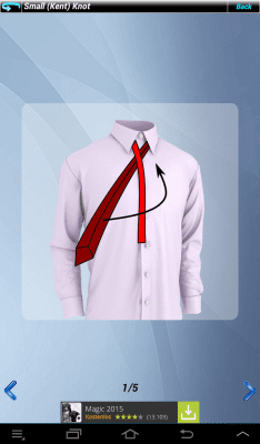 Скриншот приложения Завязать галстук Platinum - №9