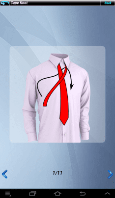 Скриншот приложения Завязать галстук Platinum - №12
