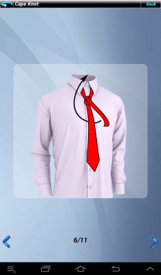Скриншот приложения Завязать галстук Platinum - №13