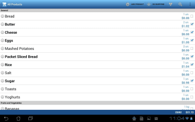 Скриншот приложения Pocket Shopping Lite - №8
