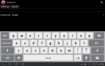 Скриншот приложения Quick Shopping List - №3