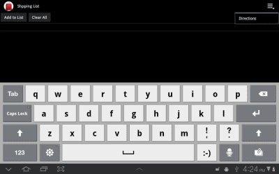 Скриншот приложения Quick Shopping List - №4