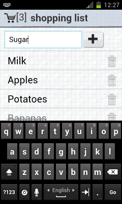 Скриншот приложения ExpertiseNetComs shopping list - №5