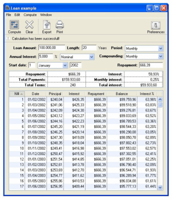 Скриншот приложения Loan Calc - №1